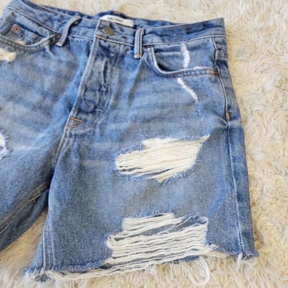 GRLFRND Jourdan Distressed Denim Shorts 24 - Picture 5 of 9